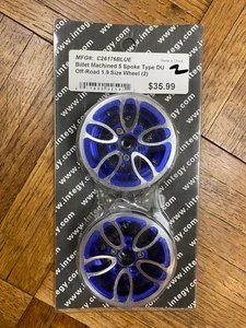 Integy C26176BLUE Billet Machined 5 Spoke Type DU Off-Road 1.9 Size Wheel (2) - Picture 1 of 1