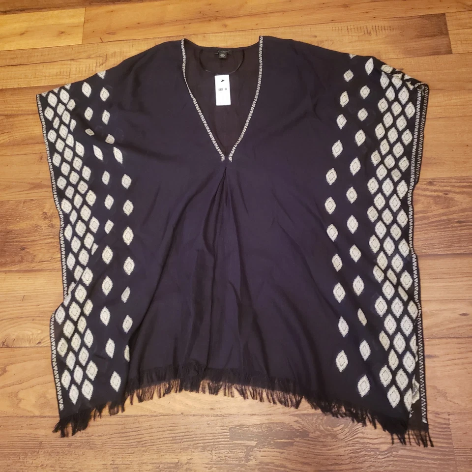 Traje de baño de lujo Ann Taylor cubierta de bikini negra XS/S Foto 1 de 4