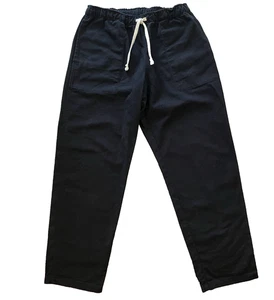 Pantalón Battenwear Active Lazy Grande Negro Pato Lona Cintura Elástica Ropa de Trabajo EE. UU. - Imagen 1 de 12