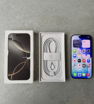 Apple iPhone 16 Pro 256GB Natural Titanium Excellent Condition Factory Unlocked - Image 1 of 4