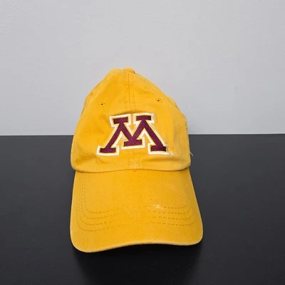 Minnesota Gophers Hat Cap Mens Strap Back Yellow M Logo NCAA College Football - Image 1 of 4