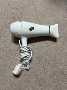 T3 Micro Featherweight 2 Luxe 2i Ionic Hair Blow Dryer White & Rose Gold 73871 - Picture 1 of 7