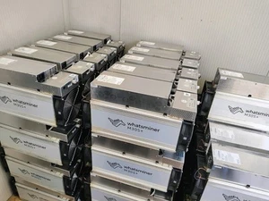 Lagerbestand WhatsMiner M30S+ 104Th, voll funktionsfähig, guter Zustand, in UE, gemischt - Bild 1 von 2
