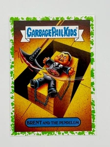 Garbage Pail Kids Green BRENT AND THE PENDULUM #3b 2019 Revenge Oh, Horror-ible - Picture 1 of 3