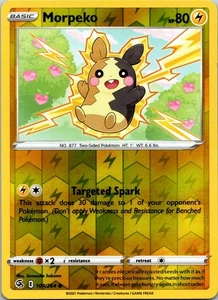 Morpeko - (#23 Pikachu Estampado) Holograma Inverso Promo Battle Academy 2022 109/264 - Imagen 1 de 2