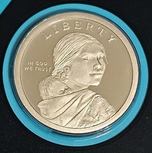 2021 S Sacagawea Military Service Native American Dollar $1 Deep Cameo Proof - Picture 1 of 5