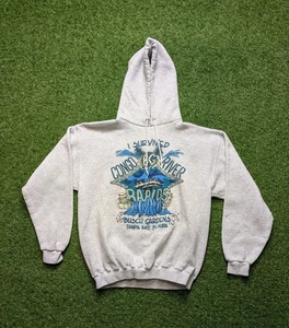 Vintage Busch Gardens Hoodie Herren Large grau I Survived Congo River Rapids 90s - Bild 1 von 8