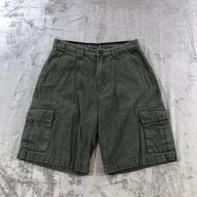 Pantalones Cortos de Carga Boy Scouts of America Jóvenes 18 Verde Uniforme Lona Senderismo BSA De Colección Foto 1 de 4