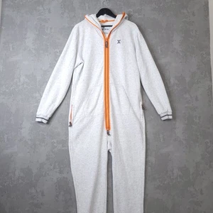 Einteiler Jumpsuit Unisex Gr. XL Kapuze Langarm Reißverschluss vorne Loungewear - Bild 1 von 15