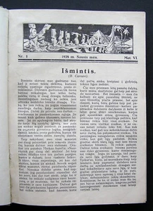 Lithuanian Magazine / Kultūra 1928 Complete - Picture 1 of 8