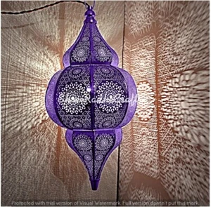 20"Vintage Design Modern Turkish Handmade Moroccan Ceiling Hanging Lighting Lamp - Picture 1 of 6