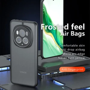 Soft TPU Frame+Clear Matte PC Back Shockproof Case For Honor Magic6 Pro / 7 Pro - Picture 1 of 14