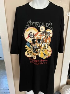 CAMISETA METALLICA Color NEGRO Talla 3XL - Imagen 1 de 3