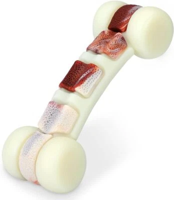 Tikaton Hammerbone Durable Dog Chew Toys Bone for Aggressive Chewers Beef Flavor