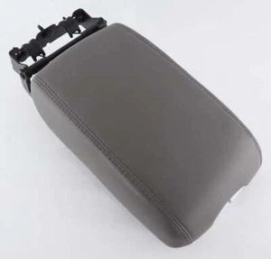 10 - 16 Cadillac SRX Center Console Storage Lid Armrest Titanium Gray Leather - Picture 1 of 12
