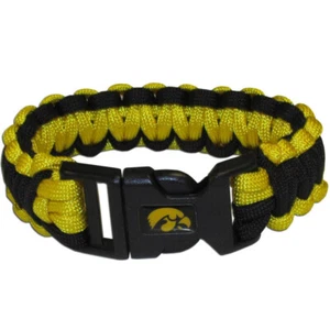 Iowa Hawkeyes Paracord Survivor Bracelet - Picture 1 of 1