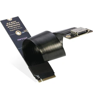 M.2 NVMe to OCuLink SFF-8612 Extender Adapter Cable 15cm for eGPU and SSD - Picture 1 of 8