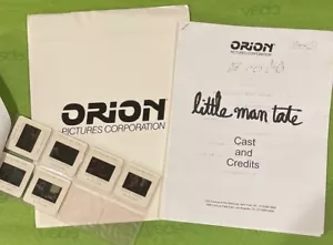 LITTLE MAN TATE 1991 MOVIE PRESS KIT W/ 6 COLOR SLIDES + JODIE FOSTER PHOTO - Picture 1 of 2