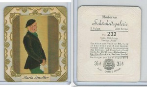 G14-15-2b Garbaty, Modern Beauties, Black, 1937, #232 Maria Paudler