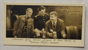 1931 Wills #48 Alexander Gray, Walter Pidgeon & Bert Roach "Viennese Nights" (C)