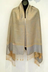 Women Pashmina Paisley Shawl/Wrap/Scarf Silk Cashmere-Soft Stole HOT  - Picture 1 of 72