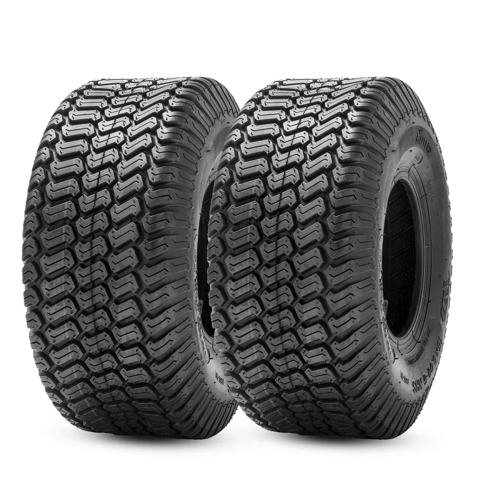 HALBERD Set 2 15x6.00-6 Lawn Mower Tires 4Ply 15x6x6 15x6-6 Garden Tractor Tire Tubeless