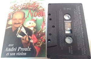 ANDRE PROULX ET SON VIOLON Tape Cassette SOIREE DE NOEL Disques Passion PV4-3008 - Picture 1 of 8