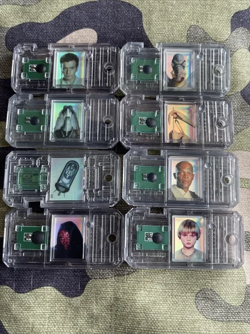 Lot of 8 STAR WARS CommTech Chips - Obi Wan - Darth Maul - Anakin - Watto & More Cover