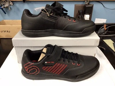 Adidas Five Ten Hellcat Pro Clipless Mountain Bike Shoes Black Red US 13 UK 12.5 - Image 1 of 4