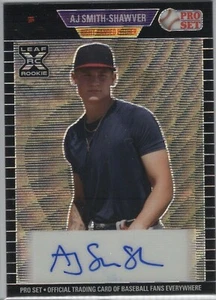 AJ Smith-Shawver RC AUTOGRAPH 4/10 Only 10 EXIST!! Atlanta Braves Threw 1 HITTER - Picture 1 of 1