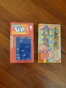 Shootin' Gallery & Time's Up Tomy Pocket Games from the 1970s Work! 2.5"x4.5" - Picture 1 of 6