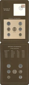 INDONESIA COIN SET FROM THE EARLY 1970s ALL UNC BY FRANKLIN MINT - Picture 1 of 1