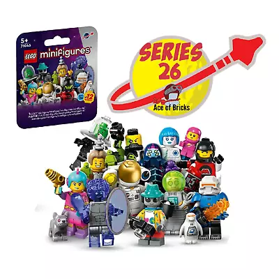 LEGO 71046 Series 26 SPACE Collectible Minifigures Complete Set of 12 (SEALED) - Image 1 of 4
