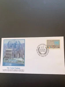 Sellos: Cubierta del primer día 110 de las Naciones Unidas, Scott 446, 1985 - Imagen 1 de 1