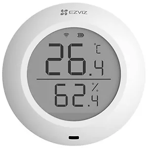 EZVIZ T51C Temperature & Humidity Sensor, Digital display, Wi-Fi, Smart Home - Picture 1 of 5