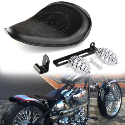 For Honda Shadow Spirit ACE VT 1100 750 Bobber Motorcycle Solo Seat Spring Black - Image 1 of 4