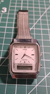 Vintage 80s VEGA by Citizen 4808-395701 DIGI-ANA Watch Japan *Spare-Parts Fix* - Picture 1 of 17