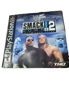 NO GAME WWF SmackDown 2: Know Your Role PlayStation 1 Instruction Manual Only - Picture 1 of 2