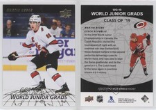 2022-23 Upper Deck Series 2 World Junior Grads Gold Martin Necas #WG-19