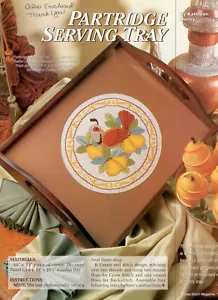 There's No Place Like Home & Partridge Tray Cross Stitch Magazine Patterns - Picture 1 of 2