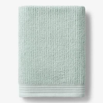 Bath Sheet Rug Green Earth Quick Dry Micro Cotton Solid Green Tea Single Plush - Image 1 of 4