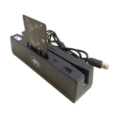 4in1 Multi Magnetic Card Reader EMV/ IC Chip/RFID/PSAM Reader Writer USB YL160 - Image 1 of 4