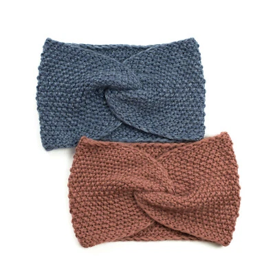 ART OF POLO Extra breites klassisches Stirnband mit Knoten - Unisex Damen und Teenager