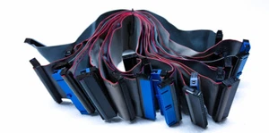 Lot of 11 IDE PATA Ribbon Cables 40 Pin Female to Female 12" Length FreeShipping - Picture 1 of 6