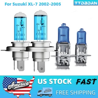 Kit de bombillas halógenas de faros de haz alto/bajo para Suzuki XL-7 2002-2005 Foto 1 de 4