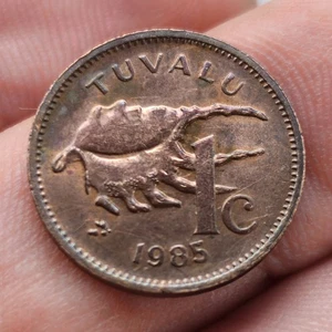 Tuvalu 1 Cent 1985 Élisabeth II Commonwealth  - Picture 1 of 2