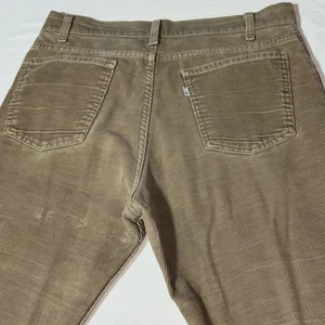 Vintage 90s Levi’s Corduroy Pants Men's 33x30 Brown Tan 90s USA Made White Tab - Picture 1 of 11