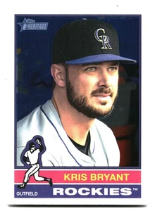 2025 Topps Heritage Kris Bryant #20 Chrome Colorado Rockies - Picture 1 of 2