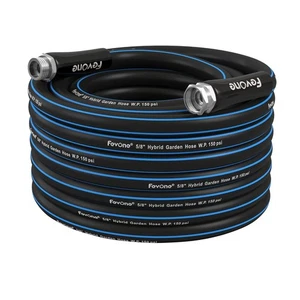 50ft Heavy Duty Garden Hose, Lightweight and Flexible, 5/8" ID, Burst 600 PSI... - Bild 1 von 8