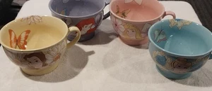 Disney Store Prinzessin Belle Tassen 4 Stück nie benutzt nur ausgestellt - Bild 1 von 11